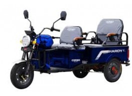 Електричний трицикл із кузовом CORSO HARDY-10 1200W-60V-38Ah