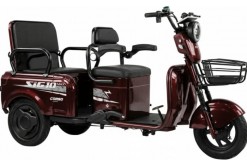 Електричний трицикл Corso «SIG-10 MAX» двигун 1200W, акумулятор графеновий 72V/36Ah