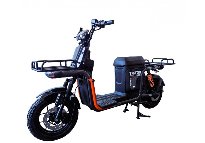 Електричний мопед Corso Triton двигун 1500W, акумулятор 72V/40Ah, колеса 12’’, в коробці Електричний мопед Corso Triton двигун 1500W, акумулятор 72V/40Ah, колеса 12’’, в коробці