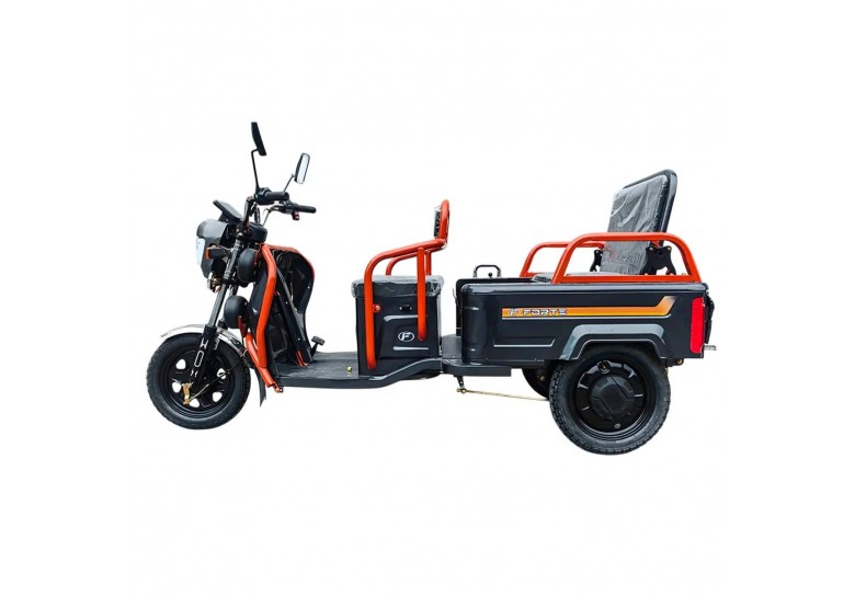 Вантажний електричний трицикл FORTE GP-1000-P Чорний Вантажний електричний трицикл FORTE GP-1000-P Чорний