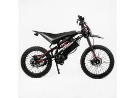Електродіртбайк Corso «STORM» E-2500 Trail SR-74640 двигун 2500W, акумулятор 60V 27Ah літієвий, чорний, колеса 17"