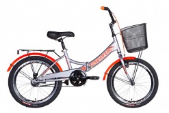 Велосипед 20" Formula SMARTс багажником зад St, з крилом St, з кошиком St Велосипед 20" Formula SMARTс багажником зад St, з крилом St, з кошиком St