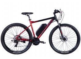 Велосипед з електроприводом 29" AL Formula eF-1 DD рама-18,5" 48В 12.5А*ч 500Вт чорно-червоний