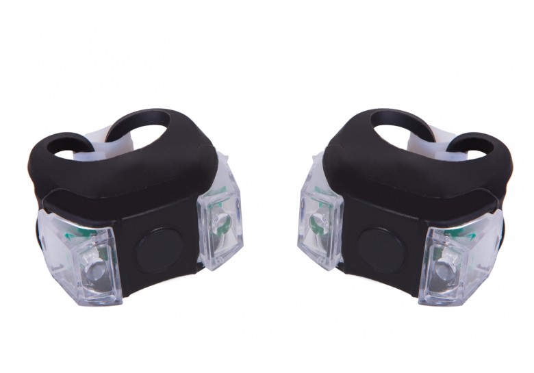 Мигалка 2шт BC-RL8002 білий+червоне світло LED силіконовий (чорний корпус) Мигалка 2шт BC-RL8002 білий+червоне світло LED силіконовий (чорний корпус)