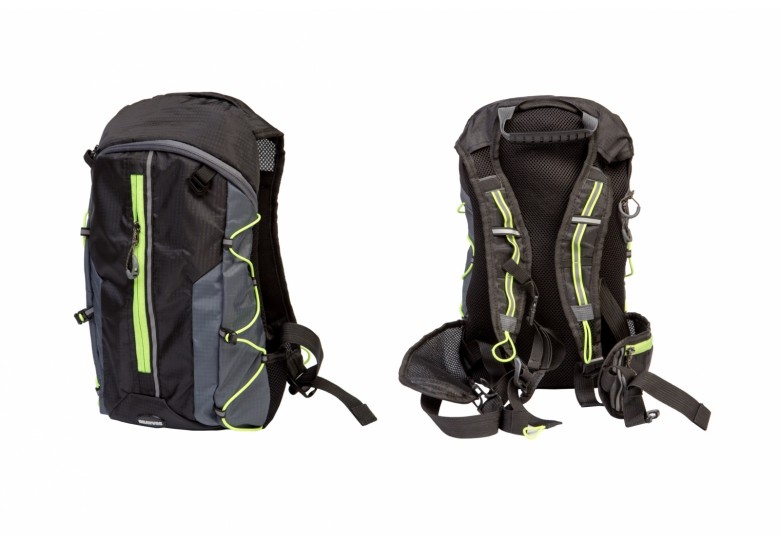 Рюкзак QIJIAN BAGS B-300 44х26х9cm черно-серо-зеленый