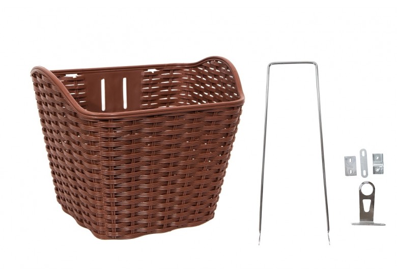 Корзина 26" Pl с крепл.на ось H340*W260*D270 H360мм TEN 019 2019с кронштейном (коричневый; CP) Корзина 26" Pl с крепл.на ось H340*W260*D270 H360мм TEN 019 2019с кронштейном (коричневый; CP)