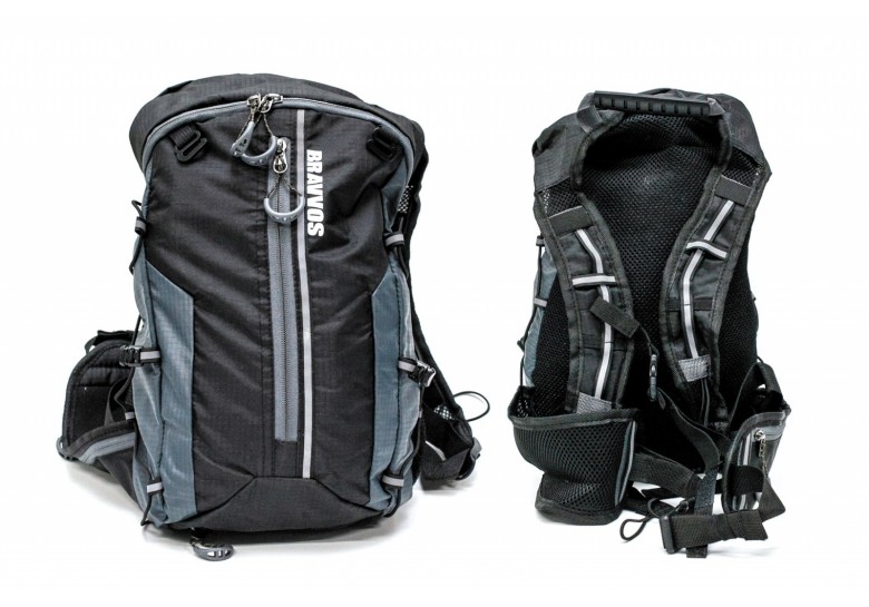 Рюкзак QIJIAN BAGS B-300 44х26х9cm черно-серый