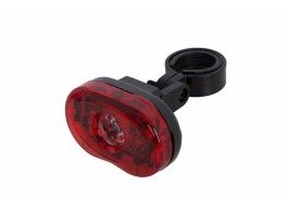 Фонарь габаритный PL303DR красный свет с линзой Pl (черный корпус)