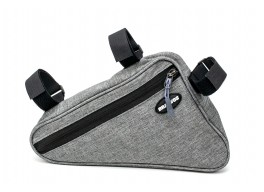  Велосумка на раму "трикутник" сірий BRAVVOS F-089 водоотталк. матеріал