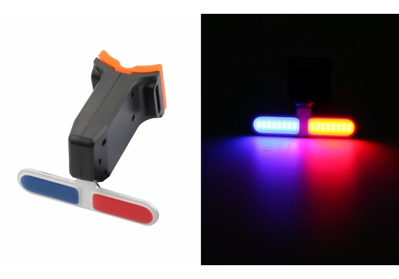 Фонарь габаритный задний (Police) BC-TL5454 LED, USB, (красно-синий) Фонарь габаритный задний (Police) BC-TL5454 LED, USB, (красно-синий)
