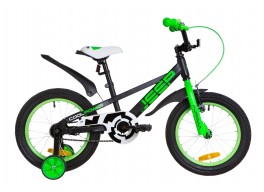 Велосипед 16" Formula JEEP 14G St с крылом Pl 2019 (черно-салатный (м))