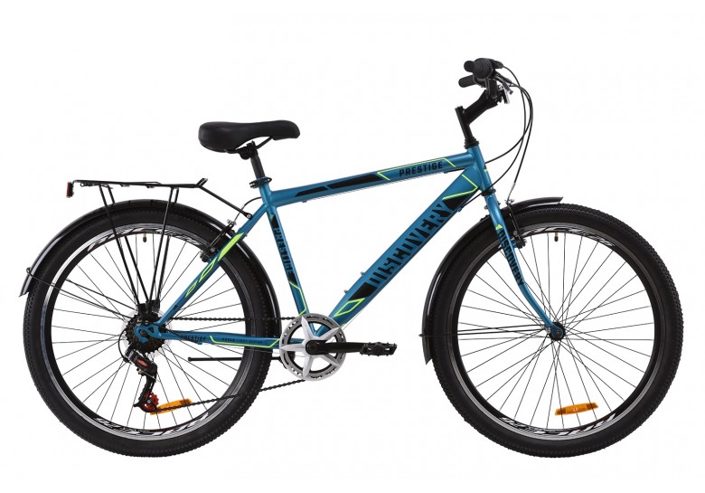 Велосипед ST 26" Discovery PRESTIGE MAN Vbr з багажником зад St, з крилом St 2021 Велосипед ST 26" Discovery PRESTIGE MAN Vbr з багажником зад St, з крилом St 2021