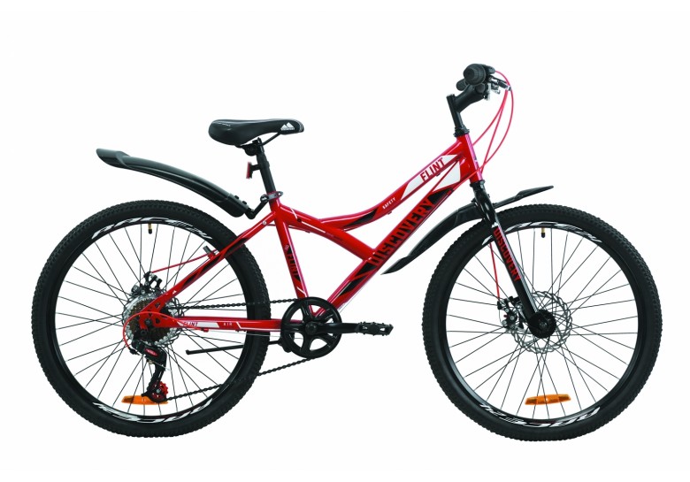 Велосипед ST 24" Discovery FLINT DD с крылом Pl Велосипед ST 24" Discovery FLINT DD с крылом Pl