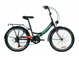  Велосипед 24 "Formula SMART 7 з багажником зад St, з крилом St, з ліхтарем 2021