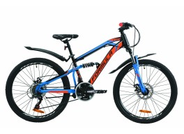Велосипед 24" Formula BLAZE DD 2020 (черно-бирюзовый (м))