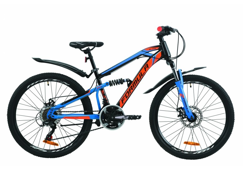 Велосипед 24" Formula BLAZE DD 2020 (черно-бирюзовый (м)) Велосипед 24" Formula BLAZE DD 2020 (черно-бирюзовый (м))