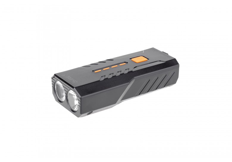 Велосипедна фара ONRIDE Spark (300 lm, 2400 mAh, Type-C), функ. Power Bank, пластикова Велосипедна фара ONRIDE Spark (300 lm, 2400 mAh, Type-C), функ. Power Bank, пластикова
