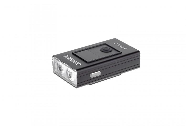 Велосипедна фара ONRIDE Wombat (400 lm, 1500 mAh, Micro USB), дисплей інд. заряду, алюмінієва Велосипедна фара ONRIDE Wombat (400 lm, 1500 mAh, Micro USB), дисплей інд. заряду, алюмінієва