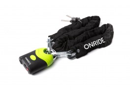 Замок ONRIDE HULK 50 цепной  8ммX1000мм с навесным замком